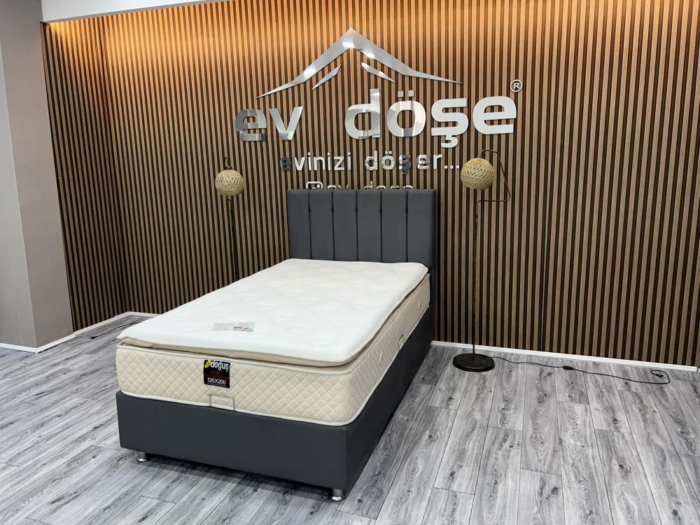120x200 Arpi Pedli Yatak Baza Başlık Set