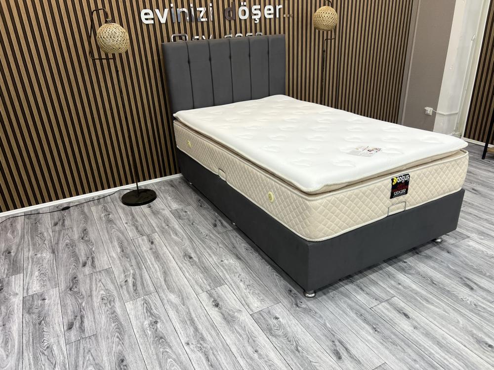 120x200 Arpi Pedli Yatak Baza Başlık Set