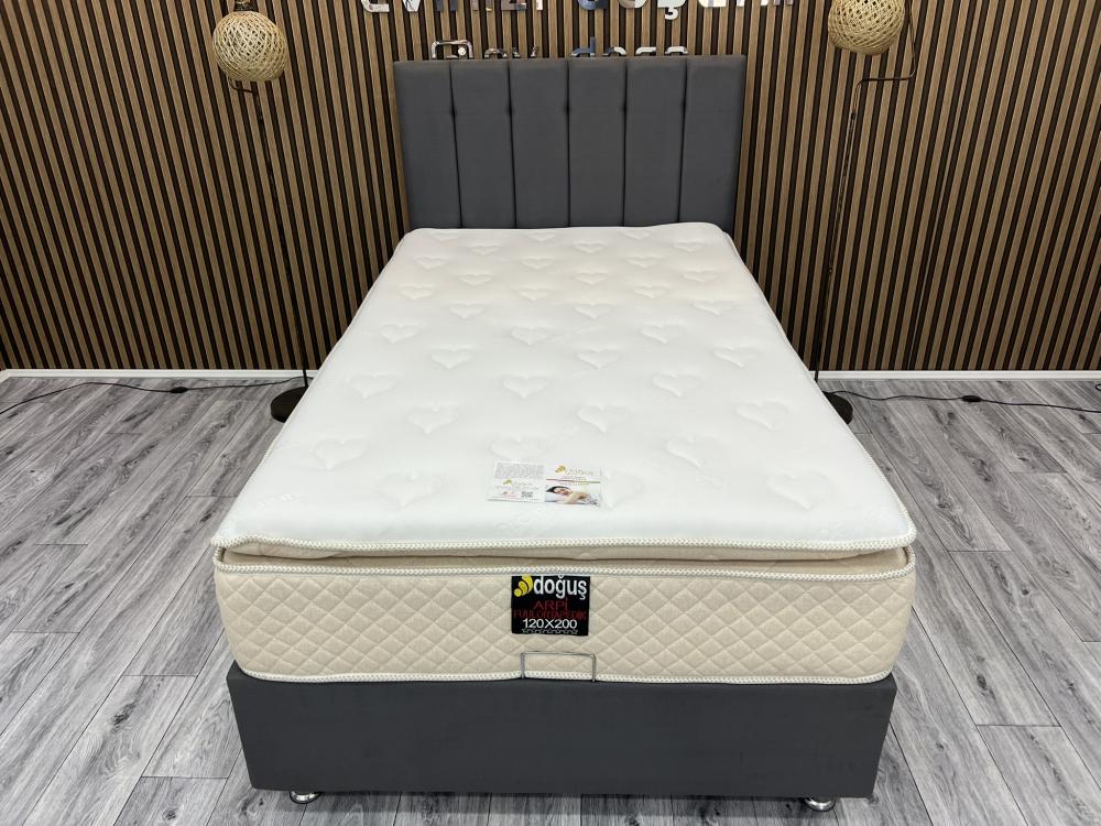 120x200 Arpi Pedli Yatak Baza Başlık Set