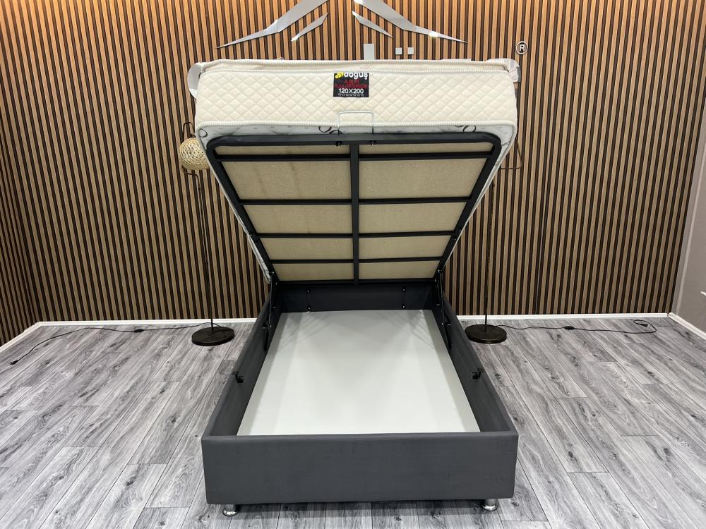 120x200 Arpi Pedli Yatak Baza Başlık Set