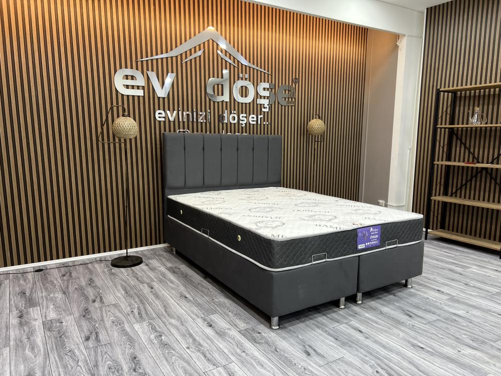 150x200 Çift Kişilik Orkide Yatak Baza Başlık SET